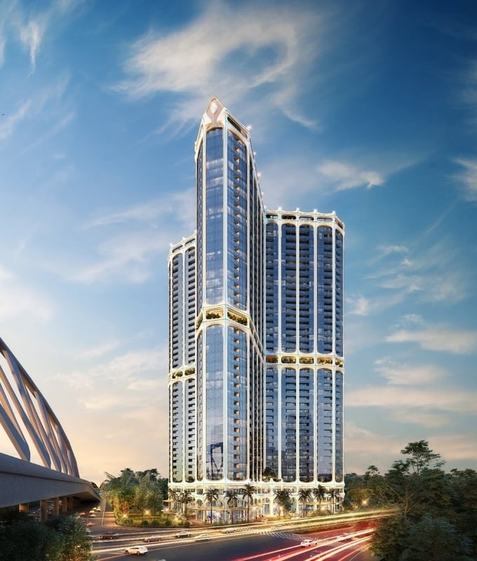 Golden Crown Hai Phong – Dự án hạng sang có thiết kế biểu tượng đẹp nhất Đông Nam Á năm 2023.