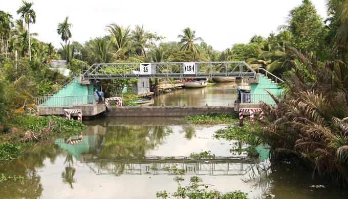 Từ biển Tây, mặn có thể theo sông Cái Lớn và sông Nước Trong gây ảnh hưởng đến huyện Long Mỹ, một phần huyện Vị Thủy và TP Vị Thanh thuộc tỉnh Hậu Giang. Ảnh: Kim Anh.